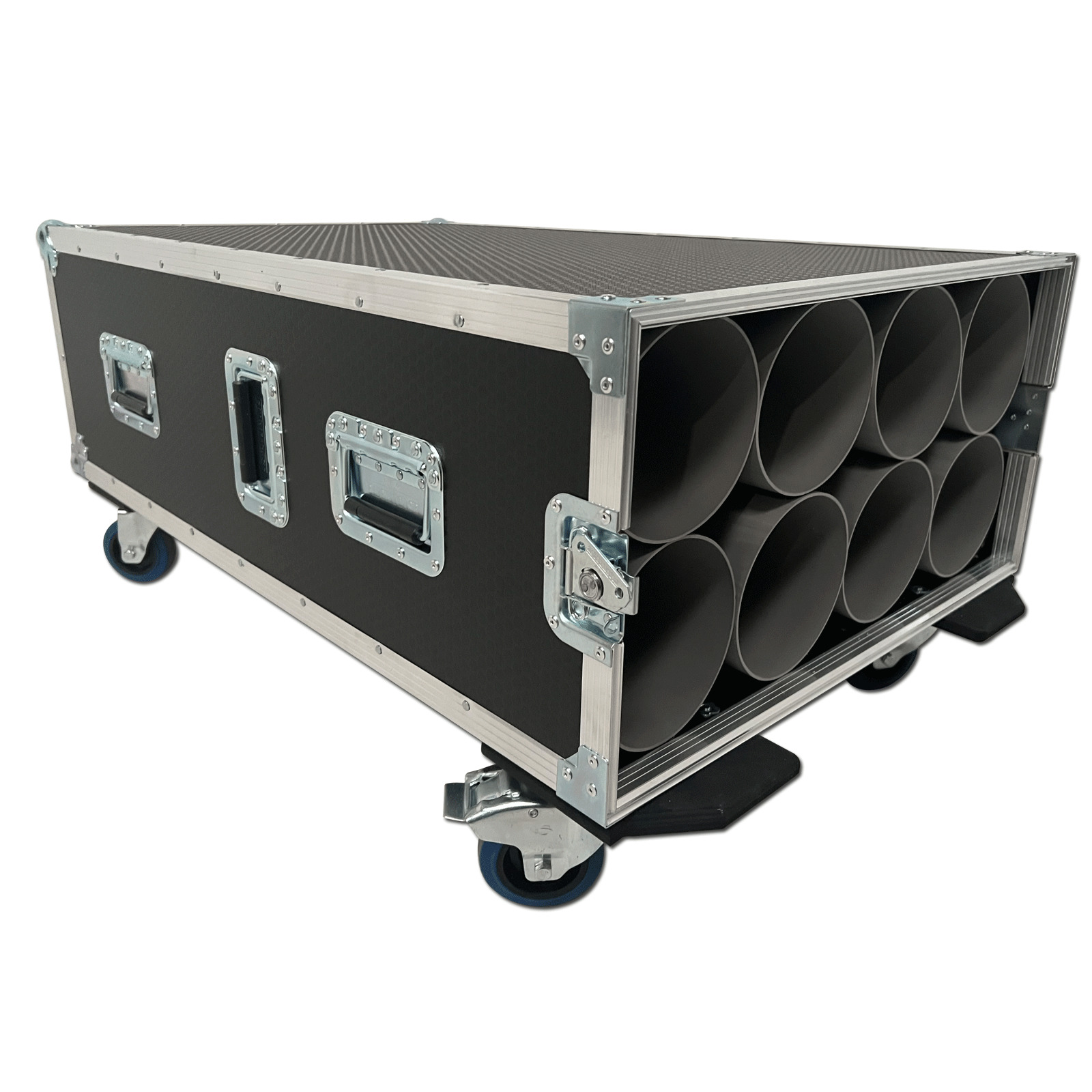 8 Way Microphone Stand Flight Case